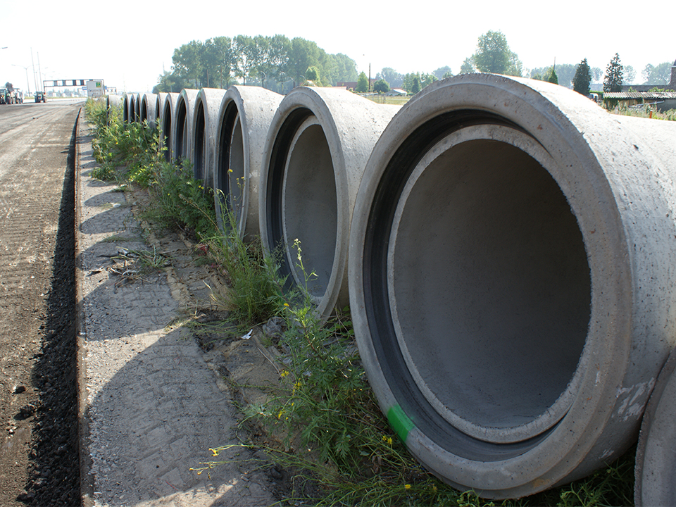 Kilometerslange prefab betonnen riolering voor Oosterweelverbinding