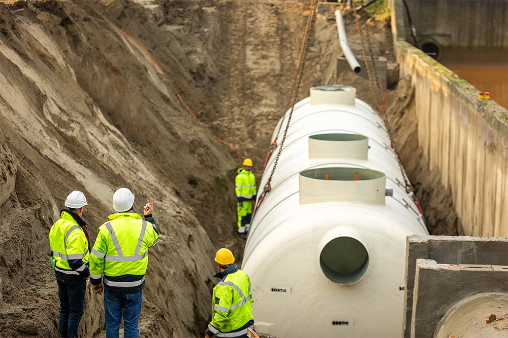 Milieuvriendelijke waterafvoer Liefkenshoektunnel dankzij KWS-afscheider